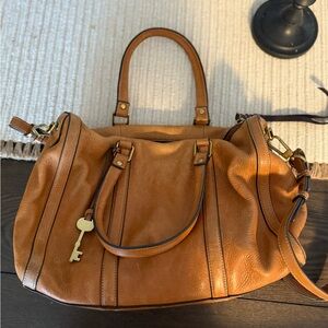 Fossil Large Leather Satchel